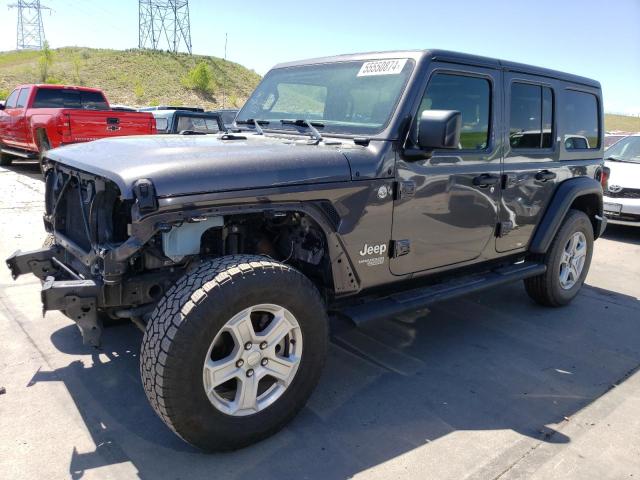 2019 Jeep Wrangler Unlimited Sport VIN: 1C4HJXDG2KW603824 Lot: 55550874