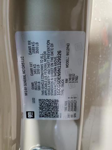 2022 Chevrolet Colorado Z71 VIN: 1GCGSDEN9N1329026 Lot: 54371214