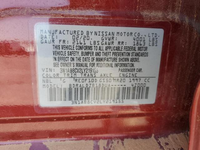 2020 Nissan Sentra Sv VIN: 3N1AB8CV2LY219155 Lot: 56510824