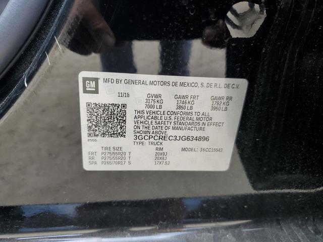 2018 Chevrolet Silverado C1500 Lt VIN: 3GCPCREC3JG634896 Lot: 54184824