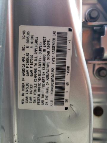 2006 Honda Accord Ex VIN: 1HGCM66536A043355 Lot: 55083794