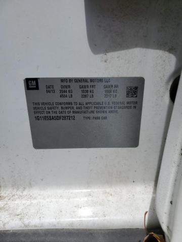 2013 Chevrolet Malibu 2Lt VIN: 1G11E5SA5DF287212 Lot: 56998904