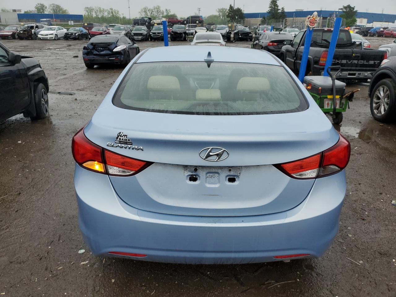 2012 Hyundai Elantra Gls vin: KMHDH4AE2CU435218