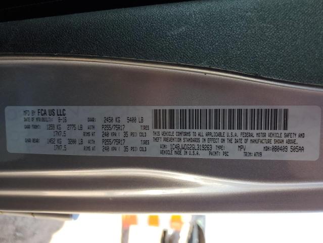 2016 Jeep Wrangler Unlimited Sport VIN: 1C4BJWDG2GL319263 Lot: 56561894