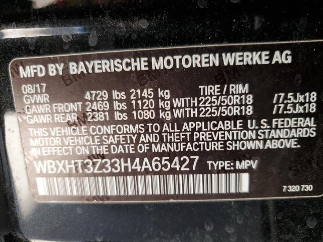 VIN WBXHT3Z33H4A65427 2017 BMW X1, Xdrive28I no.12