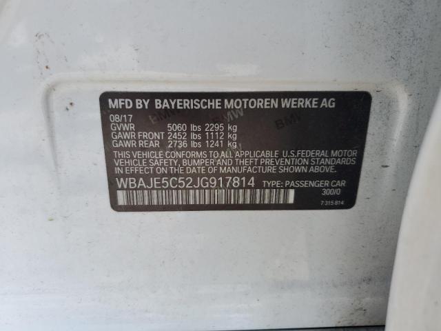 2018 BMW 540 I - WBAJE5C52JG917814