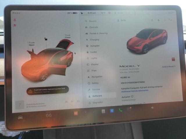 2021 Tesla Model Y VIN: 5YJYGDEE2MF276682 Lot: 55683854