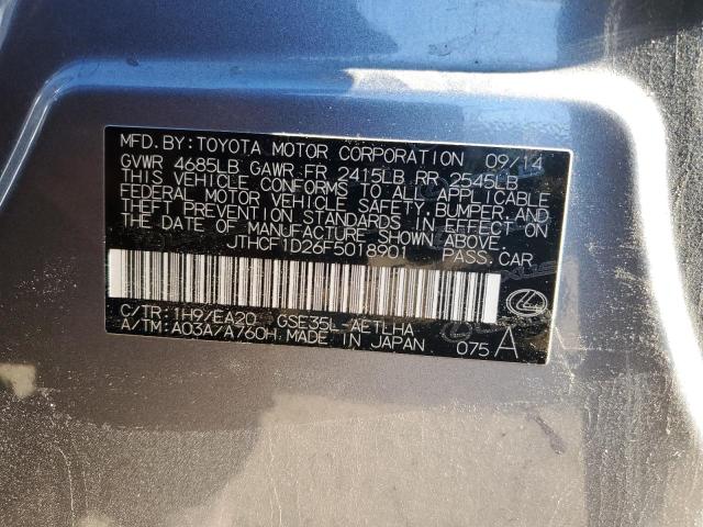 2015 LEXUS IS 250 - JTHCF1D26F5018901