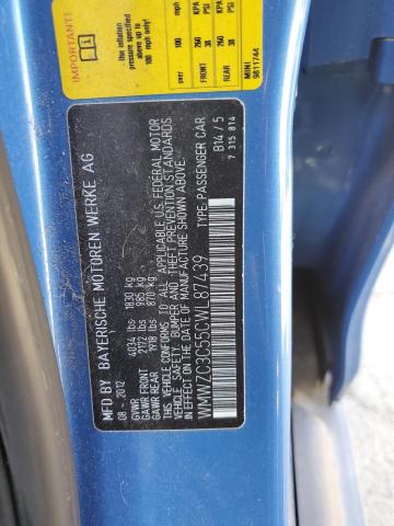 2012 Mini Cooper S Countryman VIN: WMWZC3C55CWL87439 Lot: 53579674