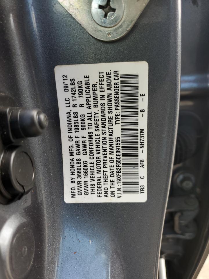 19XFB2F55CE091555 2012 Honda Civic Lx