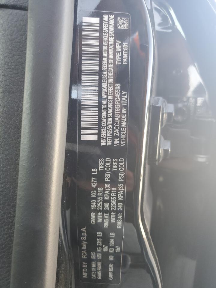 ZACCJABT9GPC45598 2016 Jeep Renegade Latitude