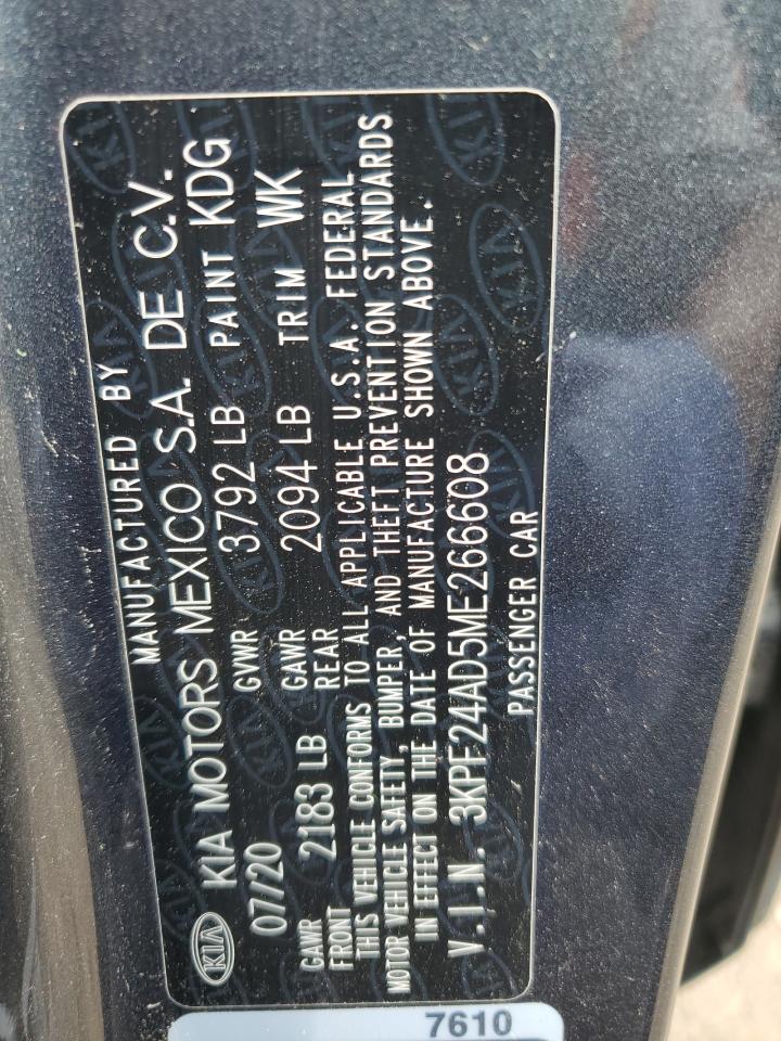 3KPF24AD5ME266608 2021 Kia Forte Fe