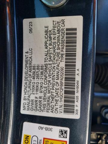 1HGCY2F66PA052090 2023 HONDA ACCORD - Image 13