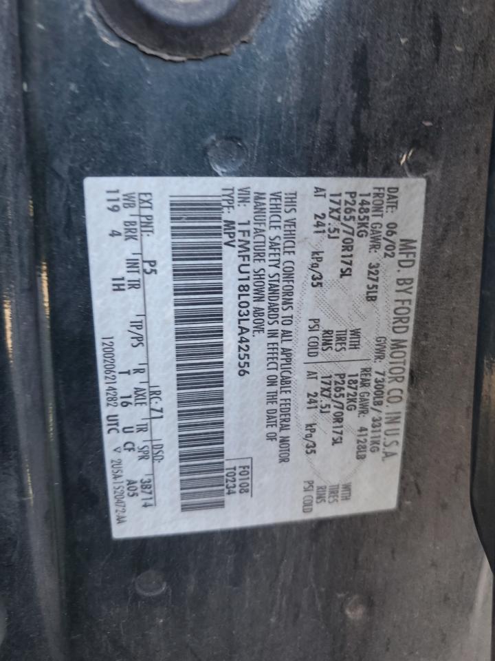 1FMFU18L03LA42556 2003 Ford Expedition Eddie Bauer