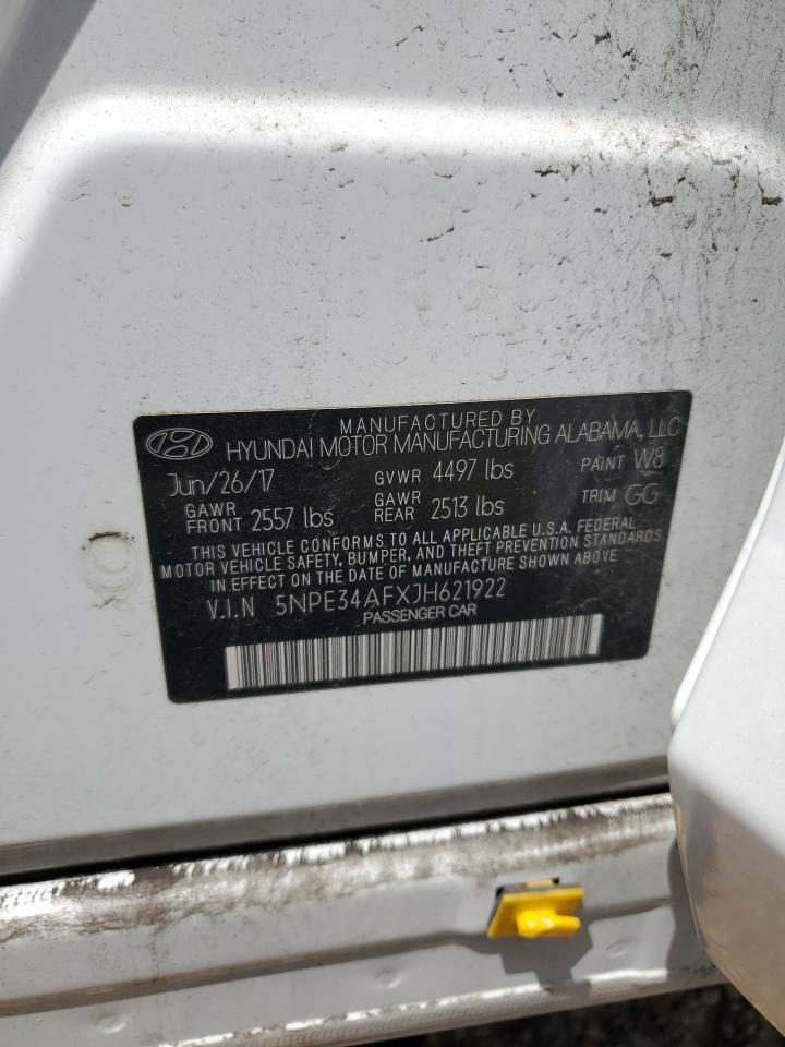 5NPE34AFXJH621922 2018 Hyundai Sonata Sport