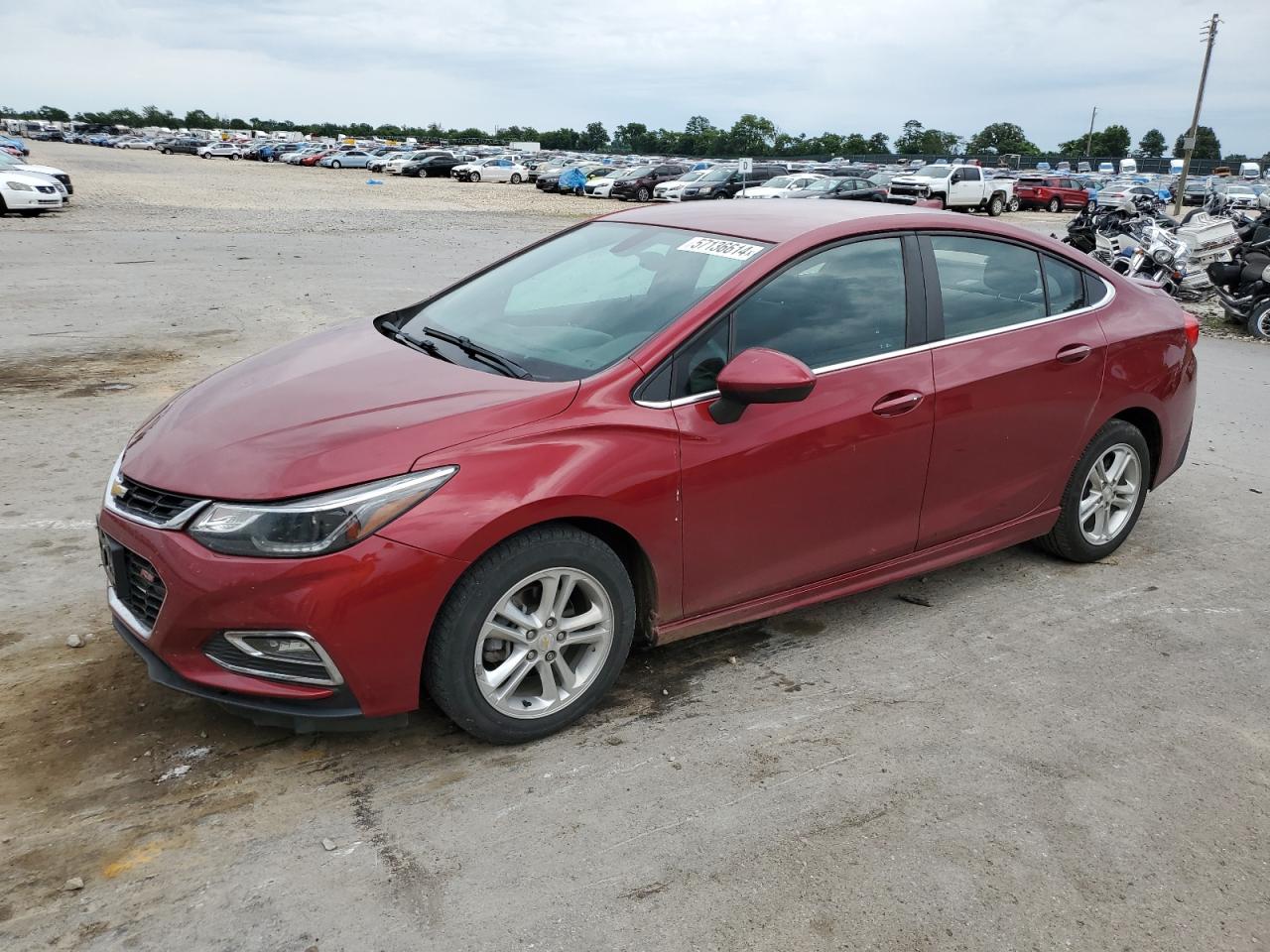 2017 Chevrolet Cruze Lt vin: 1G1BE5SM9H7134508