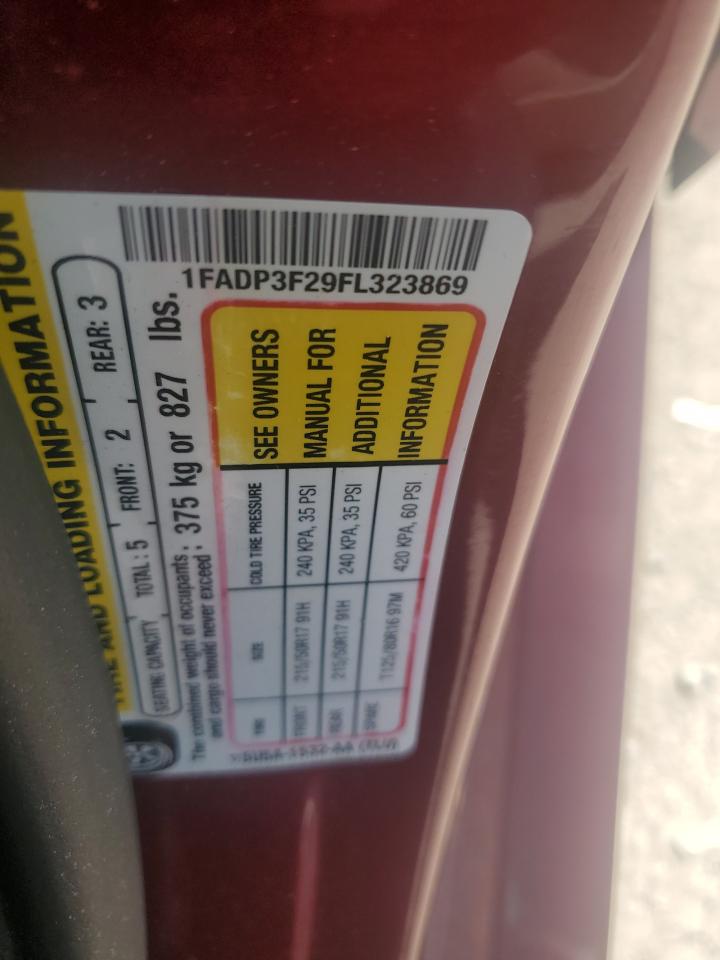 1FADP3F29FL323869 2015 Ford Focus Se