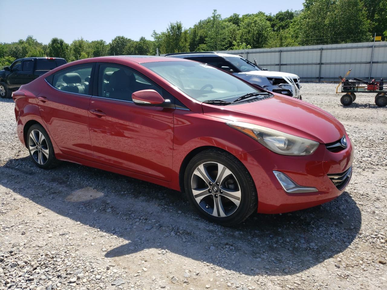 KMHDH4AH4EU105156 2014 Hyundai Elantra Se