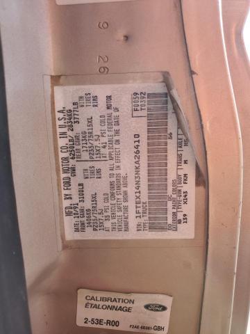 1992 Ford F150 VIN: 1FTEX14N3NKA26410 Lot: 55951964