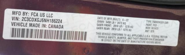 2022 DODGE CHARGER SC - 2C3CDXGJ6NH186224