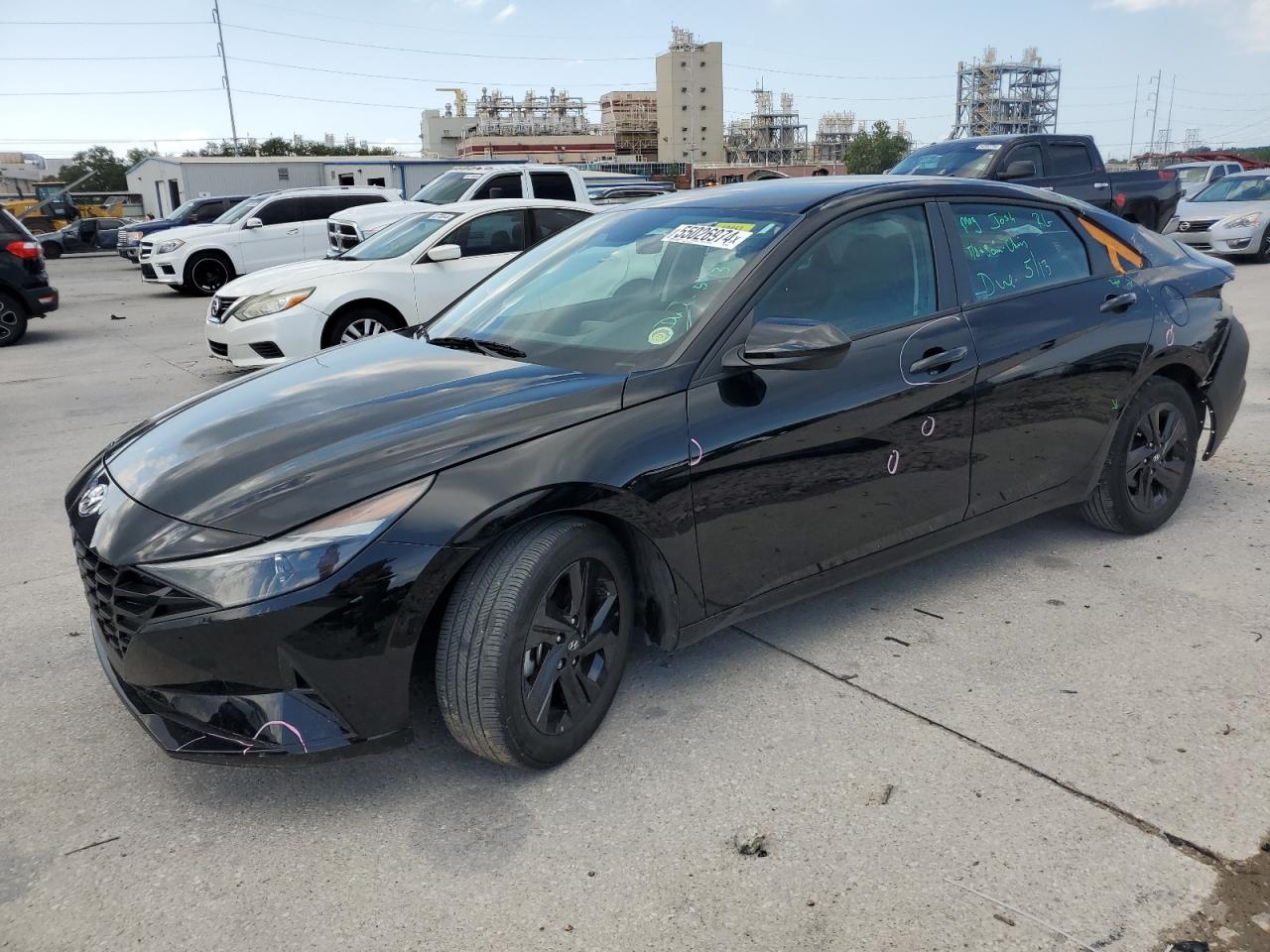 2021 Hyundai Elantra Sel vin: 5NPLS4AG0MH016881