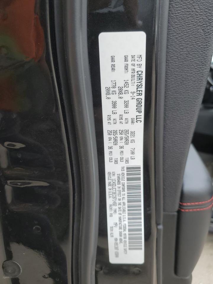 1C4SDJCT3EC971492 2014 Dodge Durango R/T