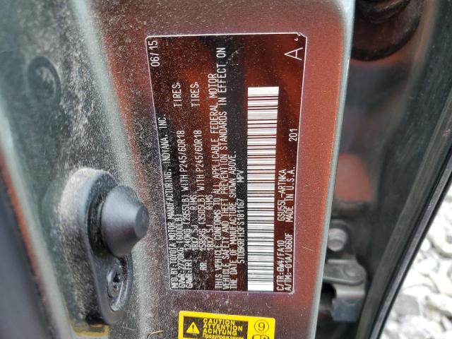 2015 Toyota Highlander Le VIN: 5TDBKRFH3FS181167 Lot: 54179704