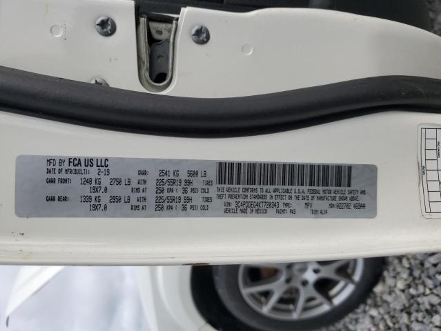 2019 Dodge Journey Gt VIN: 3C4PDDEG4KT720343 Lot: 54322824