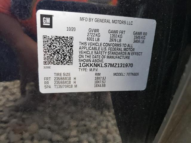 2021 GMC Acadia Sle VIN: 1GKKNKLS7MZ131970 Lot: 55959394