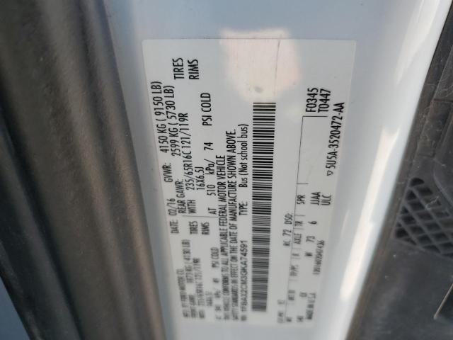 2016 FORD TRANSIT T- - 1FBAX2CM3GKA74591