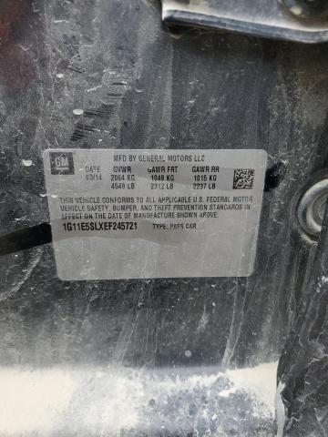 2014 Chevrolet Malibu 2Lt VIN: 1G11E5SLXEF245721 Lot: 55711374