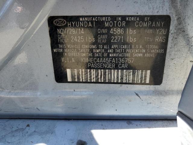 2015 HYUNDAI SONATA HYB - KMHEC4A45FA136757