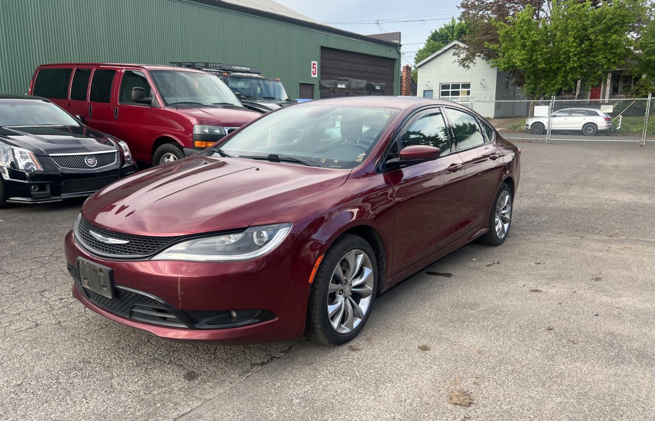 2015 Chrysler 200 S vin: 1C3CCCBGXFN572709