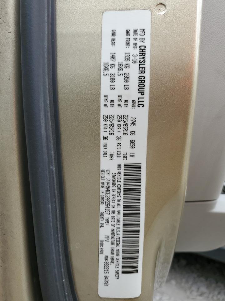 2D4RN4DE2AR264157 2010 Dodge Grand Caravan Se 2D4RN4DE2AR264157 2010 Dodge Grand Caravan Se