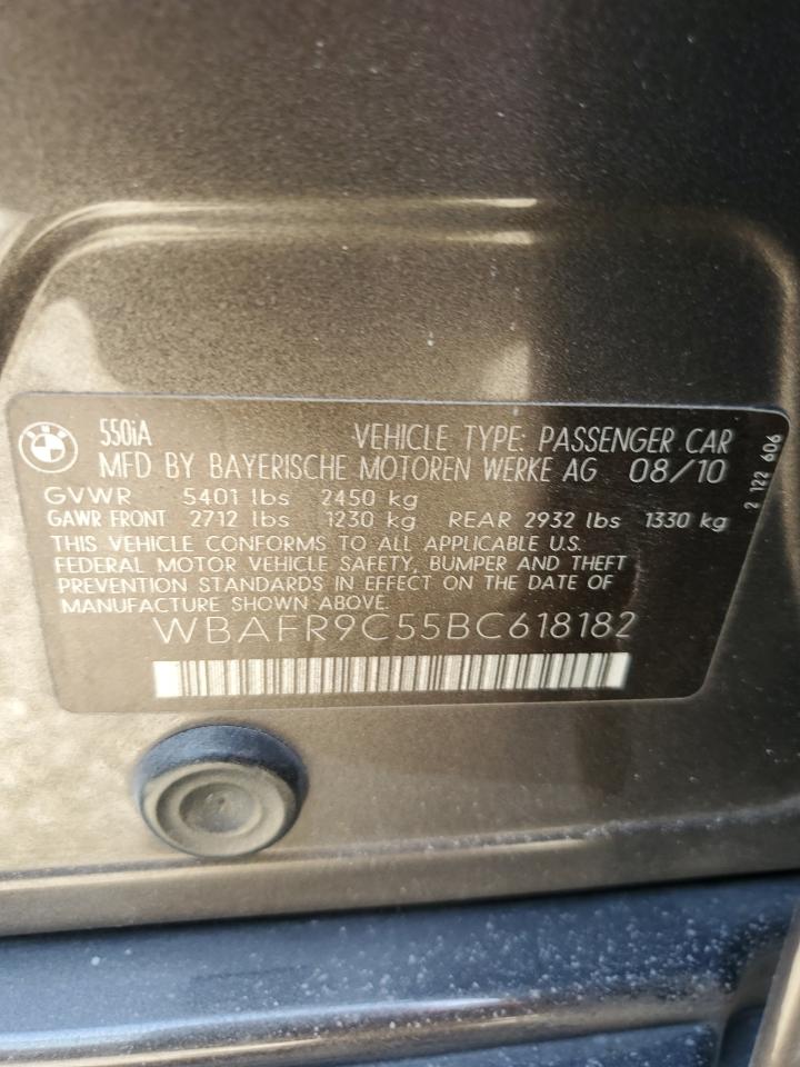 WBAFR9C55BC618182 2011 BMW 550 I
