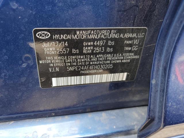 5NPE24AF4FH030205 | 2015 Hyundai sonata se