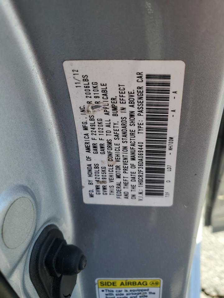 1HGCR2F36DA069440 2013 Honda Accord Lx