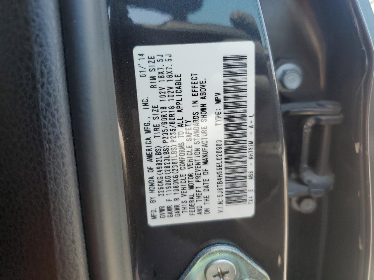 5J8TB4H55EL020900 2014 Acura Rdx Technology