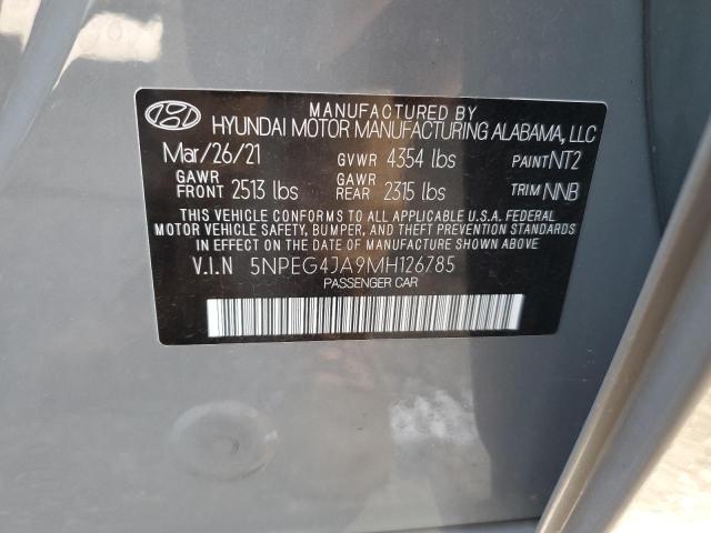 2021 Hyundai Sonata Se VIN: 5NPEG4JA9MH126785 Lot: 56315974