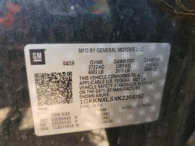 2019 GMC Acadia Denali VIN: 1GKKNXLSXKZ264751 Lot: 57045024