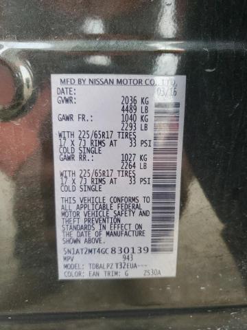 2016 NISSAN ROGUE S - 5N1AT2MT4GC830139