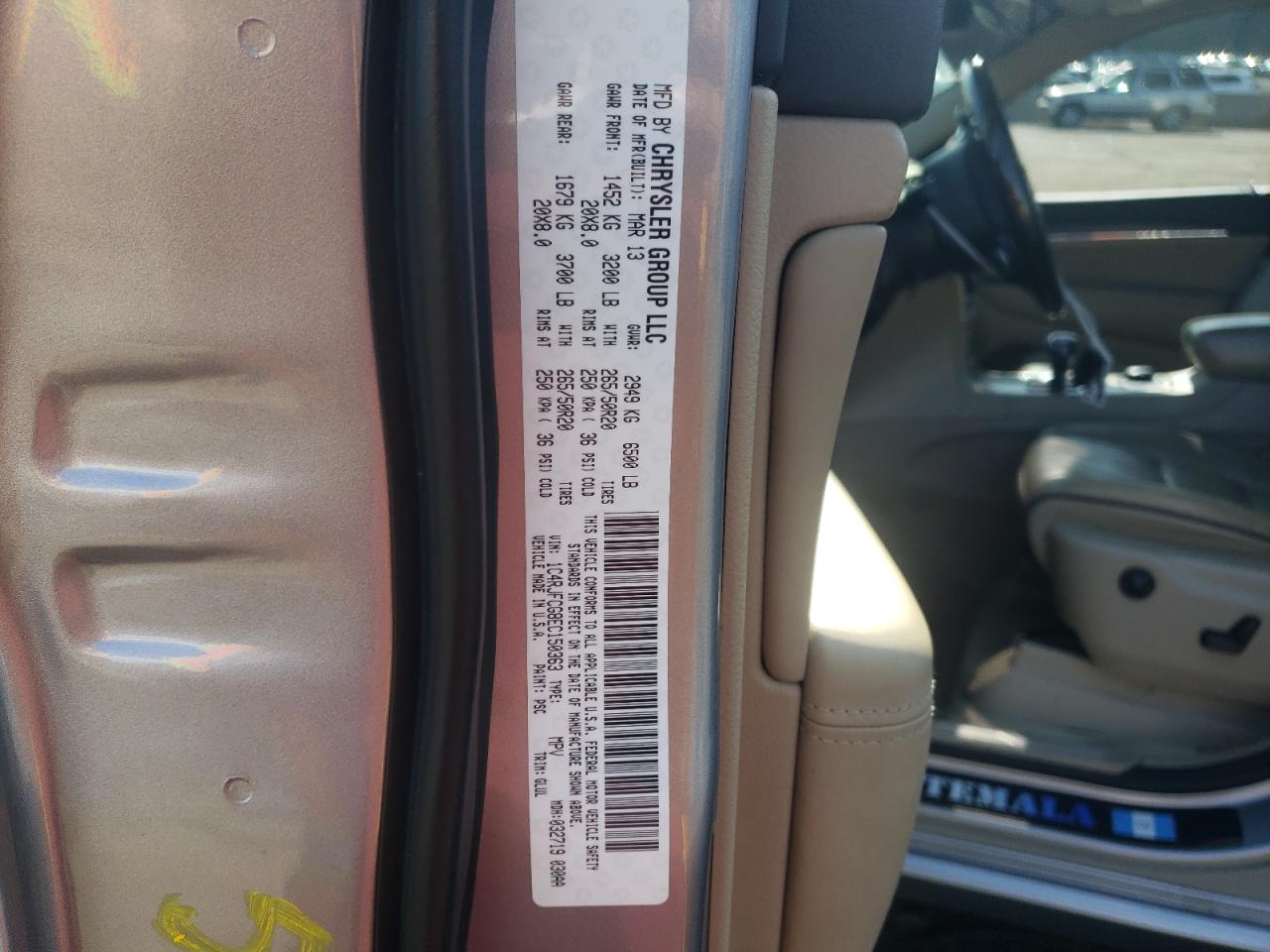 1C4RJFCG8EC150363 2014 Jeep Grand Cherokee Overland