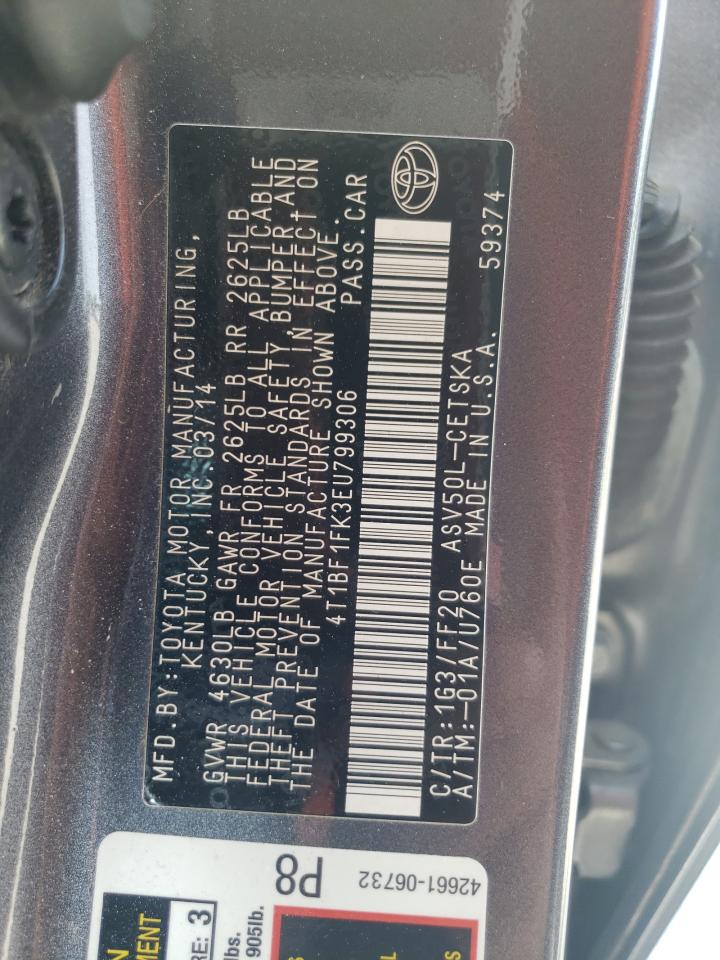 4T1BF1FK3EU799306 2014 Toyota Camry L