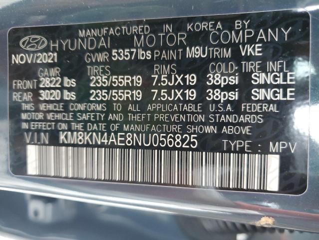 2022 Hyundai Ioniq 5 Sel VIN: KM8KN4AE8NU056825 Lot: 55490304