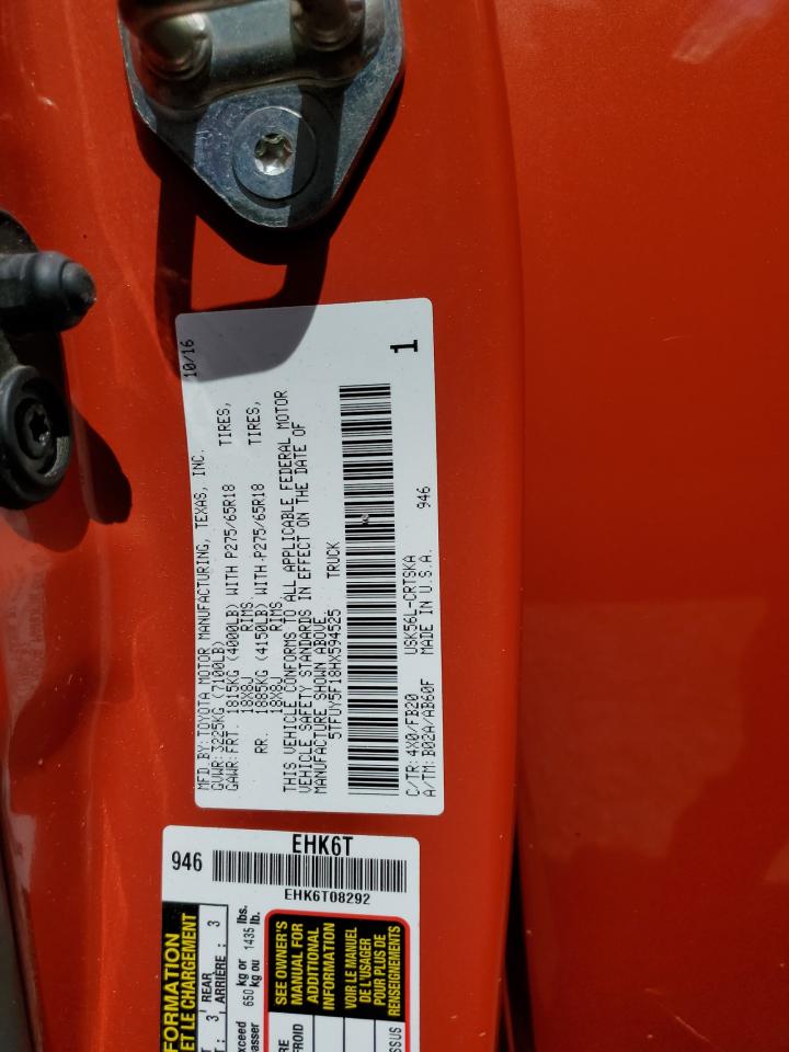 5TFUY5F18HX594525 2017 Toyota Tundra Double Cab Sr/Sr5