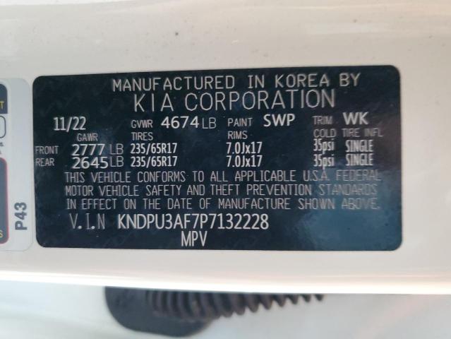 KNDPU3AF7P7132228 Kia Sportage L 12