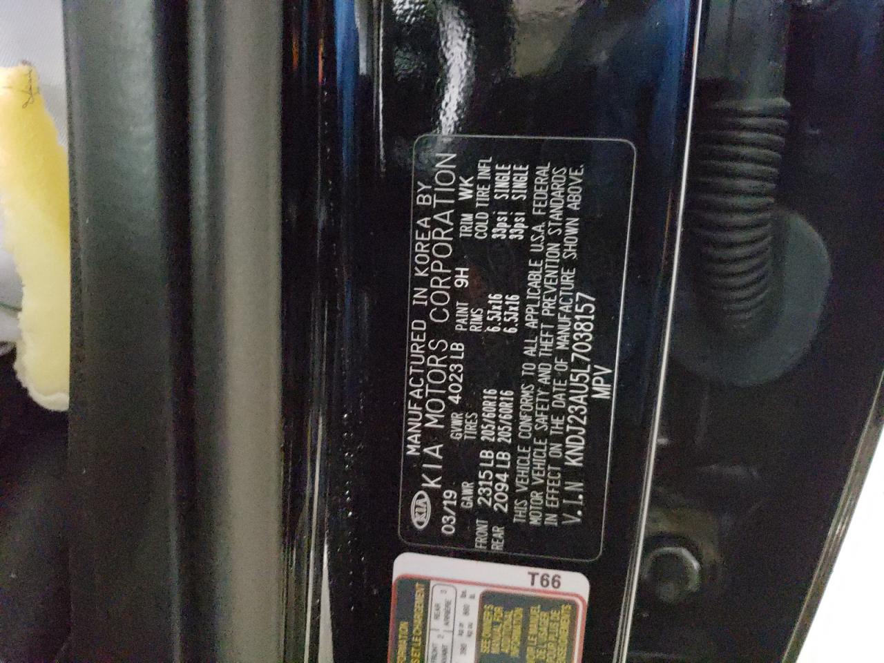 KNDJ23AU5L7038157 2020 Kia Soul Lx