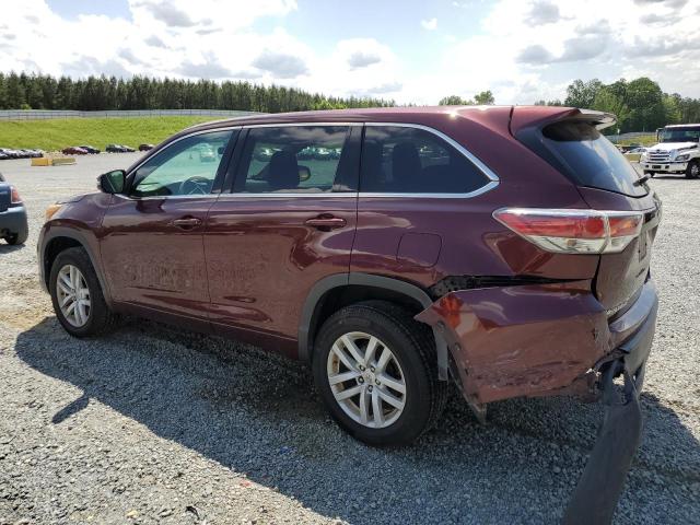 2015 Toyota Highlander Le VIN: 5TDZKRFH2FS099204 Lot: 54666734