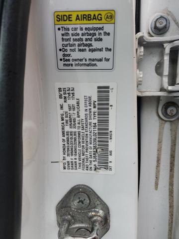 2009 Honda Cr-V Lx VIN: 5J6RE38339L021164 Lot: 54117514