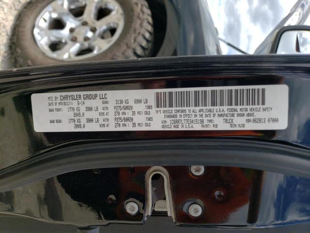 2014 Ram 1500 Slt VIN: 1C6RR7LT7ES415198 Lot: 53991124